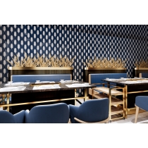 PLURIFY - 3X8 FEATHER, BLUE, GLOSSY